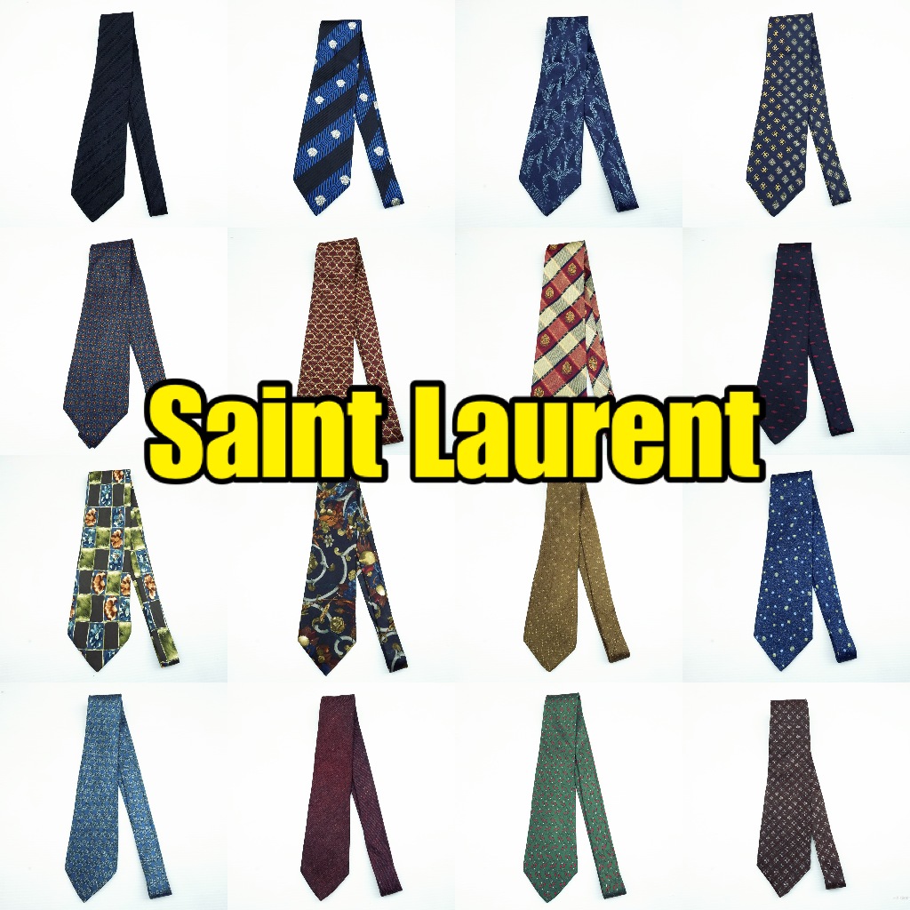 เนคไท Yves Saint Laurent Necktie Yves Saint Laurent – เนคไทแบรนด์เนม Luxury Necktie เนคไทมือสอง