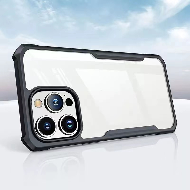 เคส กันกระแทก ขอบดำ For Samsung A03 A03S A02S A22 A32 M32 A13 A04S เคสหลังใส หลังแข็ง ขอบนิ่ม - รูปที่ 2