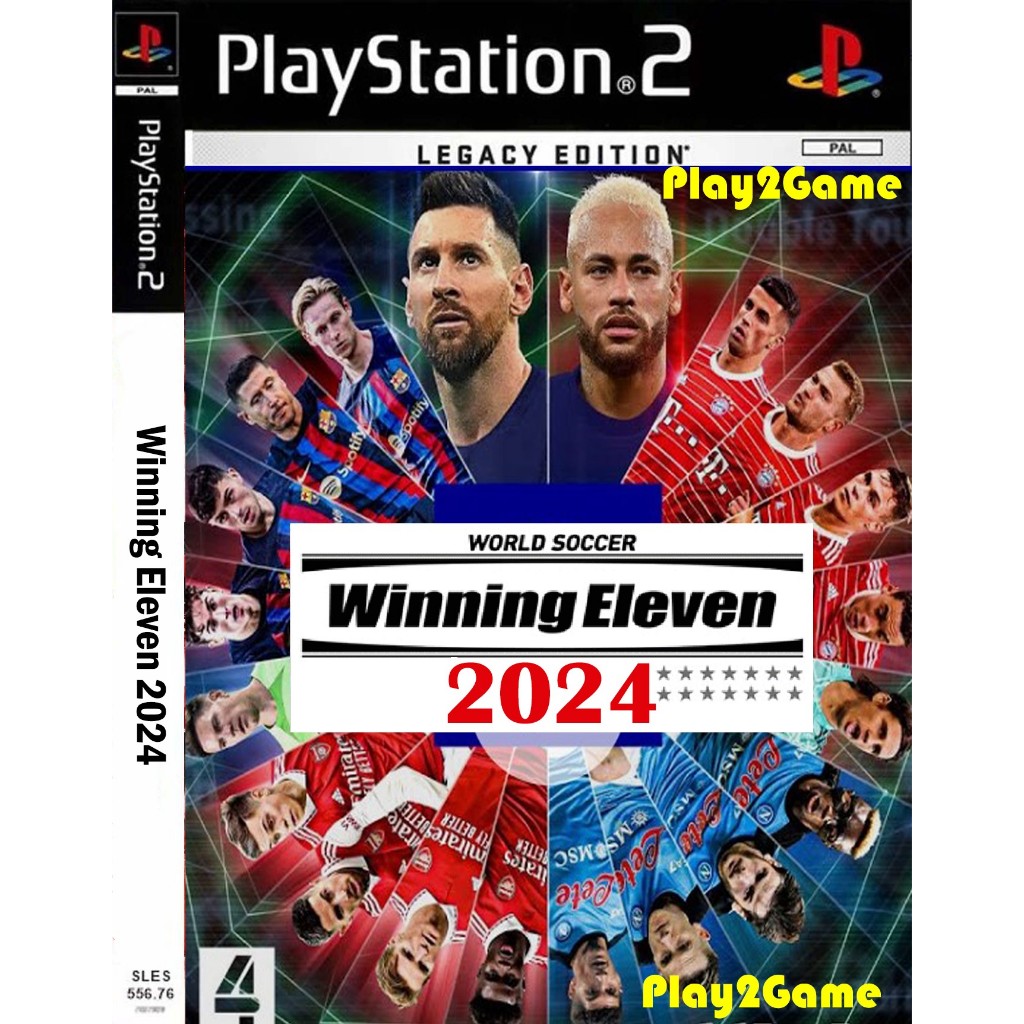 แผ่นเกมส์ Winning Eleven 2024 PS2 Playstation 2 คุณภาพสูง ราคาถูก