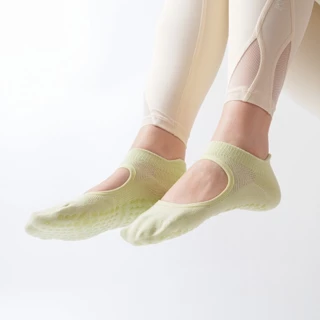 Darlyn - Airflow Socks Ballerina ถุงเท้ากันลื่นระบายอากาศ ถุงเท้ากีฬา โยคะ พิลาทิส มีปุ่มกันลื่น