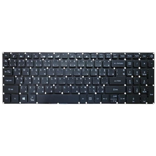 K038 ⌨️ คีย์บอร์ด Acer Aspire 3 A315 A315-41 A315-51 A315-53 A315-53G Aspire 5 A515-52 Aspire 7 A715-72G SF315 ปุ่มสีขาว