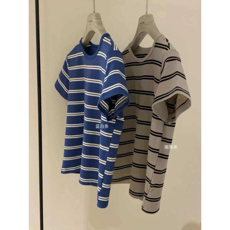 เสื้อwg.we เสื้อคอกรมลายทาง

