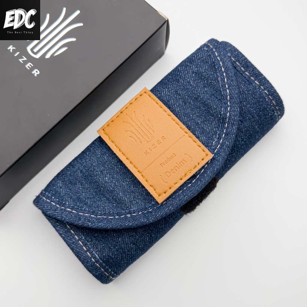 📍 กระเป๋าม้วน ""Kizer Denim R EDC Knife Roll | D001""