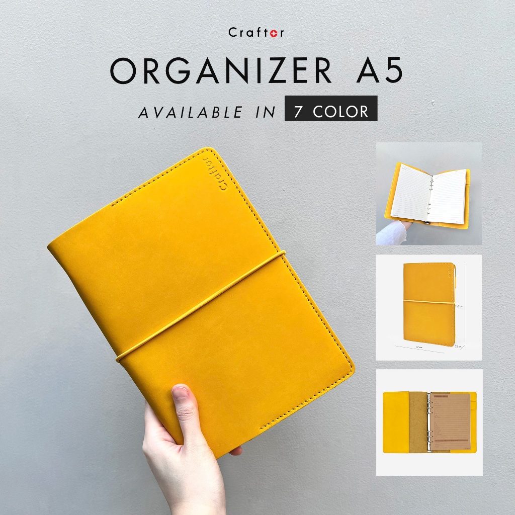 สมุดออร์กาไนเซอร์ A5 รุ่น OrganizerA5 - Craftor