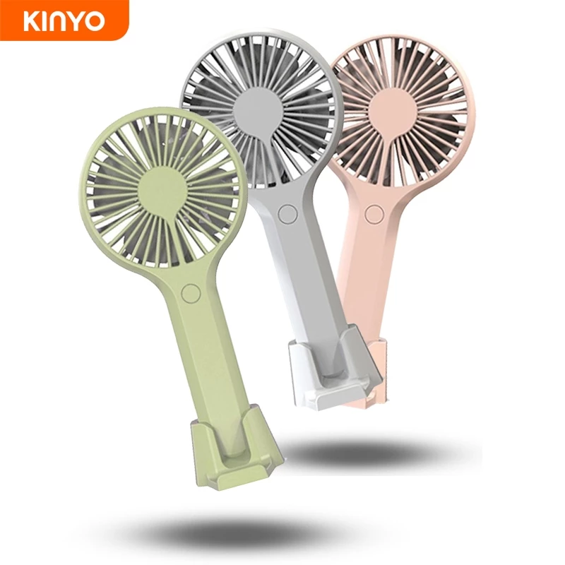 Kinyo M10 พัดลมพกพา พัดลมมือถือ พัดลมมินิ ปรับแรงลมได้3ระดับ สีสันสดใส พกพาสะดวก