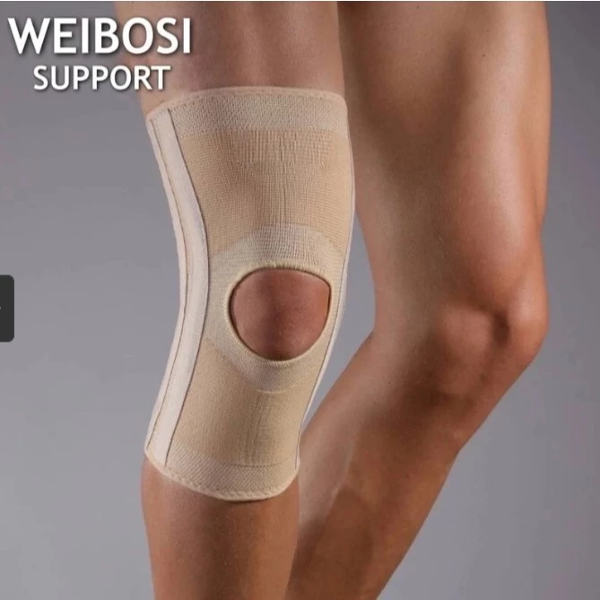 Weibosi knee support ผ้าสวมซัพพอร์ตหัวเข่าเสริมสปิง ลดการบาดเจ็บหัวเข่า เอ็นเข่า แนะนำรอบเข่า 32-55cm.