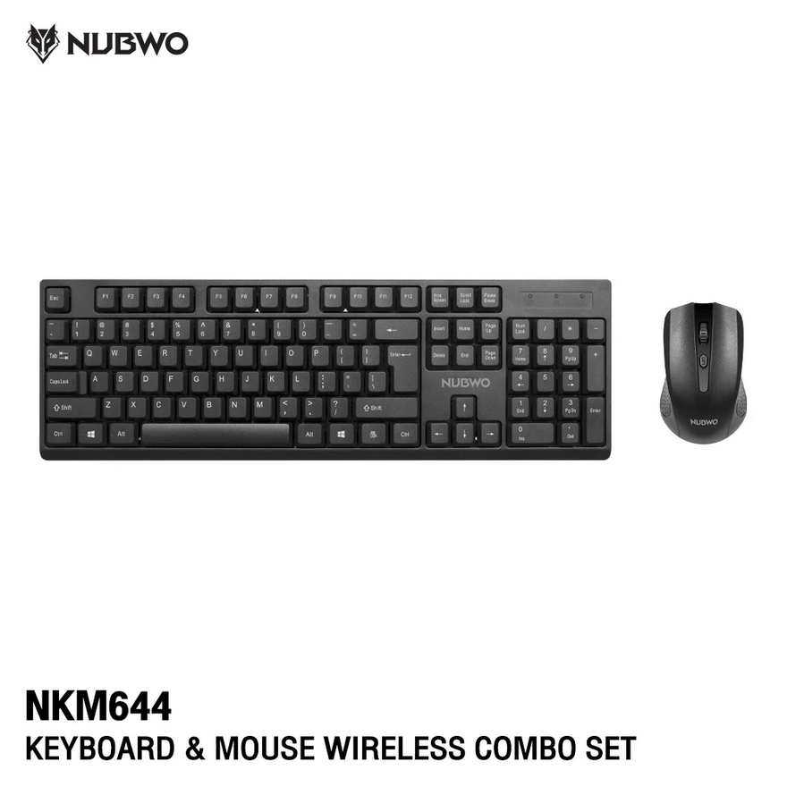 NKM644 KEYBOARD & MOUSE WIRELESS COMBO SETคีย์บอร์ดและเมาส์ ชุดคอมโบไร้สาย