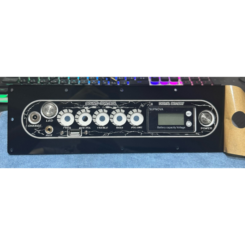 เพลทลำโพงบลูทธู เพลท2ชั้น ความหนา 5-6 MM(ช่องเพลท25x5)