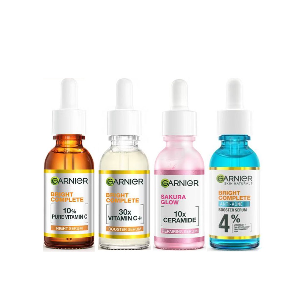 Garnier seum เซรั่มบำรุงผิวหน้า การ์นิเย่ ขนาด30ml เลือกสูตรด้านใน
