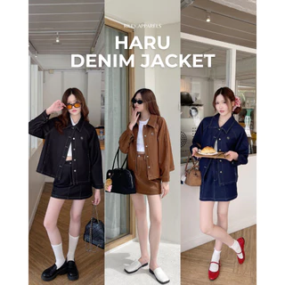[พรีเฉพาะสี dark denim] Riley.apparels - Haru Jacket 9121 (ได้เฉพาะเสื้อ)