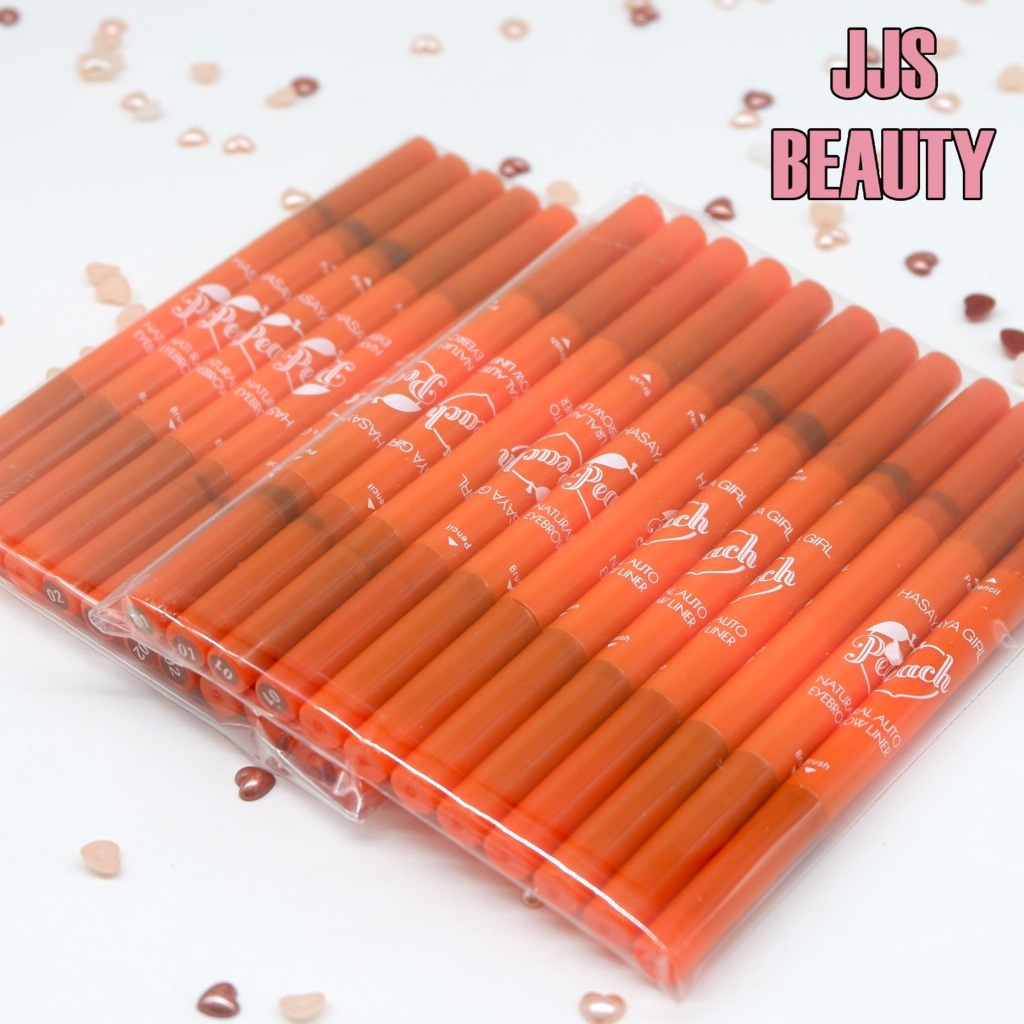 {12แท่ง} Hasaya Girl Natural Eyebrow Liner ดินสอเขียนคิ้วหัวตัด เขียนง่าย สีสันเป็นธรรมชาติ no.XH021