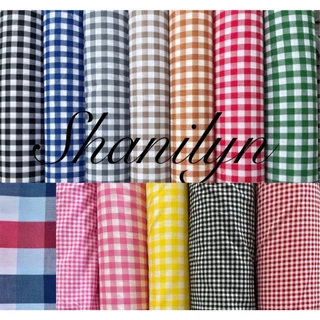 🔥ถูกมาก มีมากกว่าปก🔥ผ้าคอตตอน TC ลายตาราง หน้ากว้าง 44 นิ้ว ราคาต่อหลา พร้อมส่ง Cotton ผ้าเมตร ผ้าหลา ผ้าตัดเสื้อ