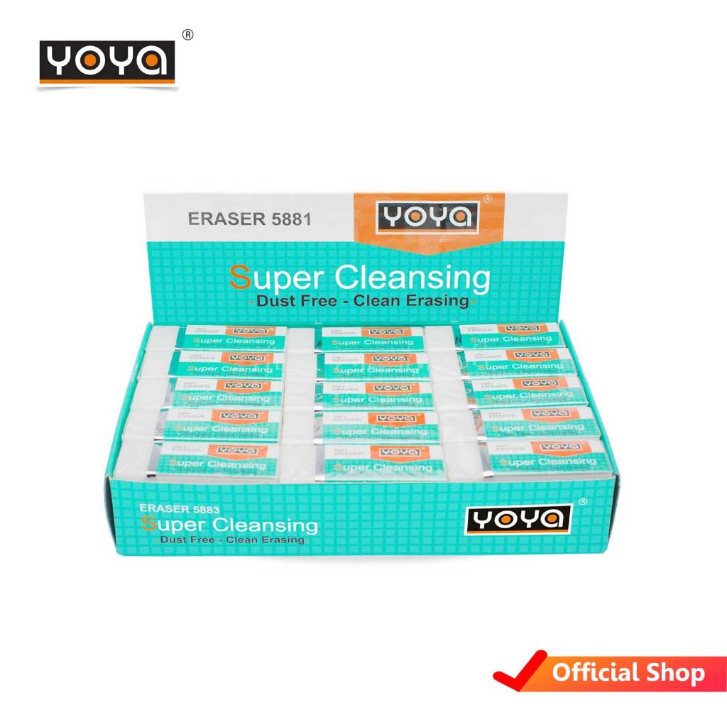 YOYA ยางลบดินสอ รุ่น 5881 แพ็ค 30