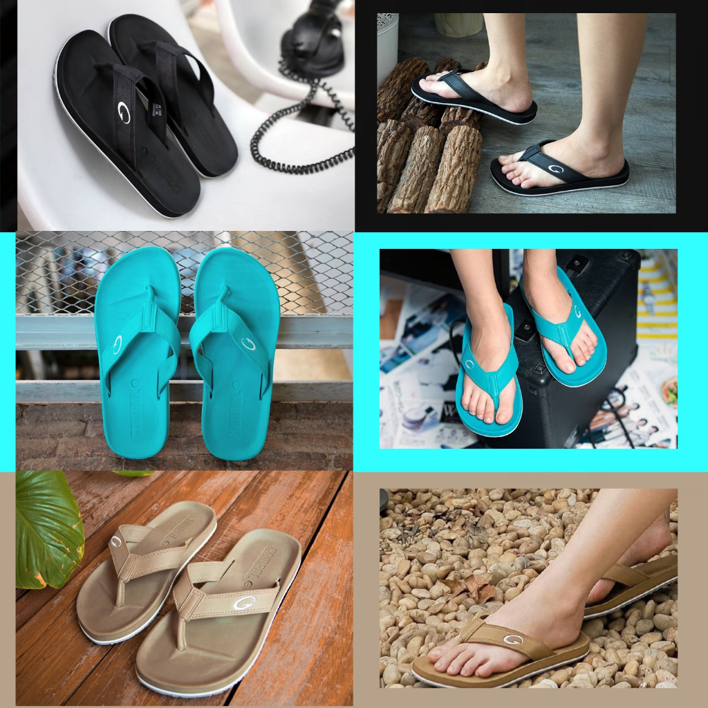 รองเท้าแตะผู้หญิงแบบสวม รองเท้าแตะหูหนีบ แบบหนีบผู้หญิง Gambol 11267