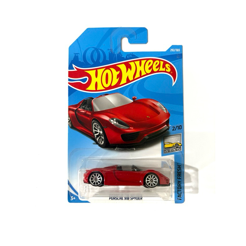 Hot Wheels | PORSCHE 918 SPYDER ~ สีแดง | 📦สินค้ามีพร้อมส่ง