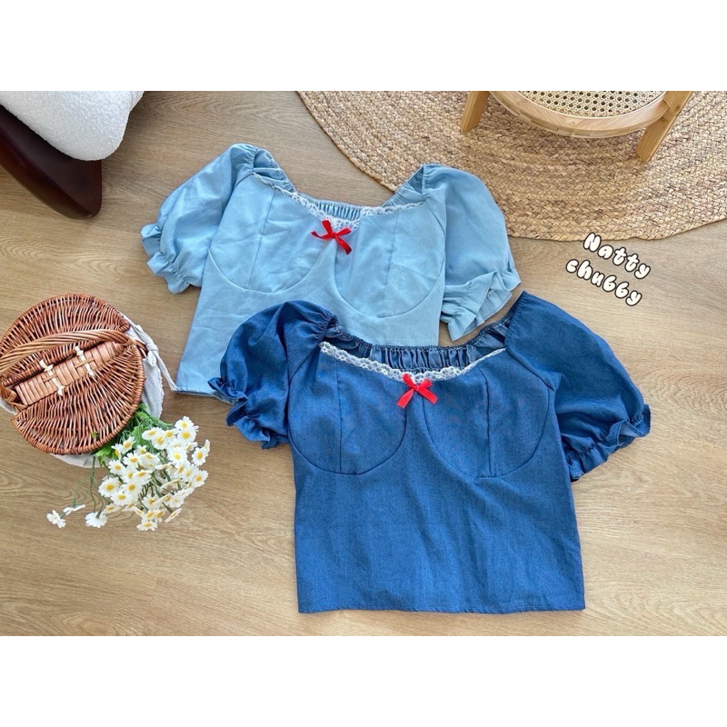 🧸𝐂𝐡𝐮𝐛𝐛𝐲𝐋𝐚𝐧𝐝.(อก38-50)🪐Pluto Shirt💫 รุ่นพลูโต เสื้อสาวอวบ พลัสไซส์ ผ้ายีนส์ ดีเทลน่ารัก #Sh084