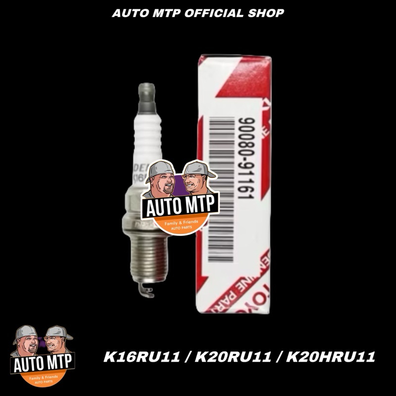 TOYOTA แท้ศูนย์ 100% หัวเทียน TOYOTA แท้ (ราคาต่อ 1หัว) K16RU11 , K20RU11 , K20HR11(VIGO)