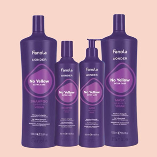 FANOLA No Yellow Shampoo  Mask แชมพูม่วง  มาส์คม่วง สำหรับผม…