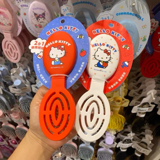 พร้อมส่งหวีกระจก 2in1 miniso ลิขสิทธิ์ sanrio