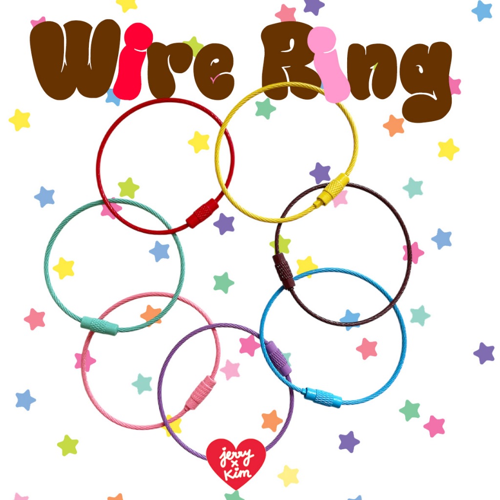 Wire ring ห่วงลวดสลิงทำพวงกุญแจ📿