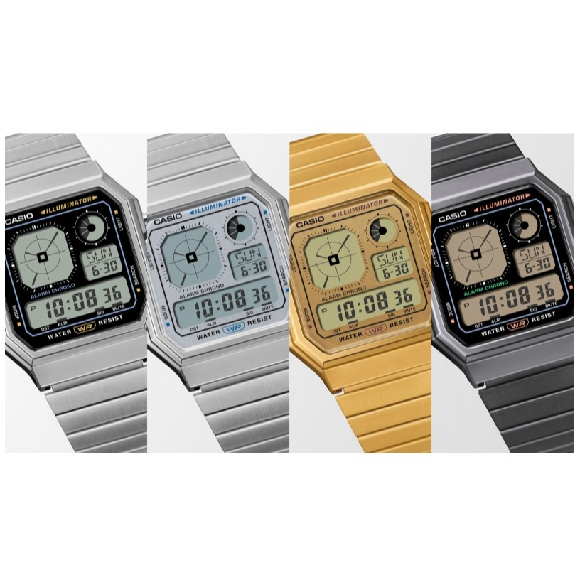 นาฬิกา Vintage Casio แท้ 100% A130W A130 (กล่องขาว) ประกันศูนย์ 1 ปี