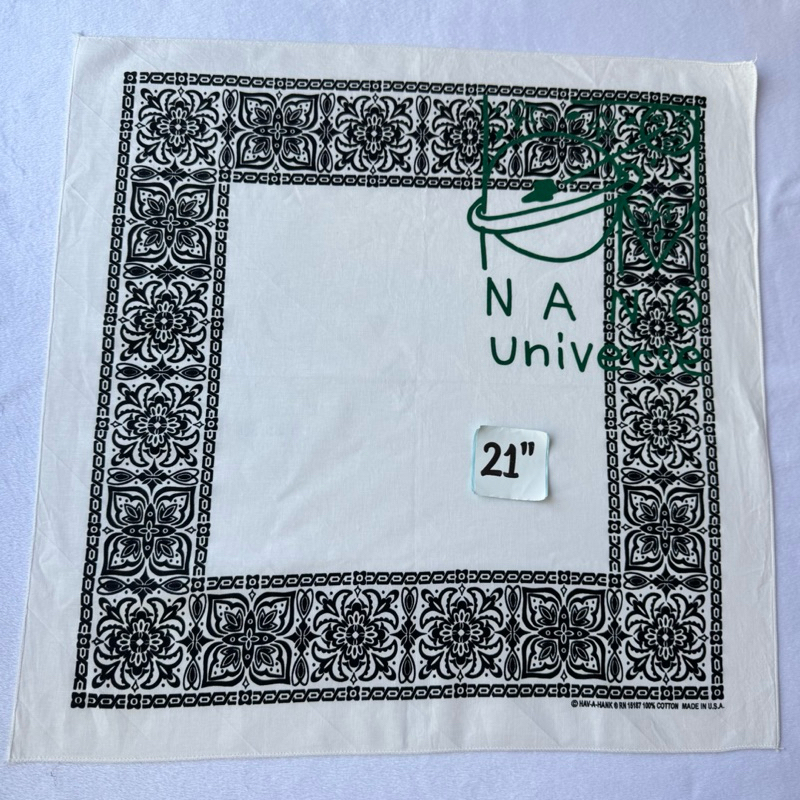 Hav A Hank Bandana USA ผ้าเช็ดหน้าลายลูกน้ำวินเทจ