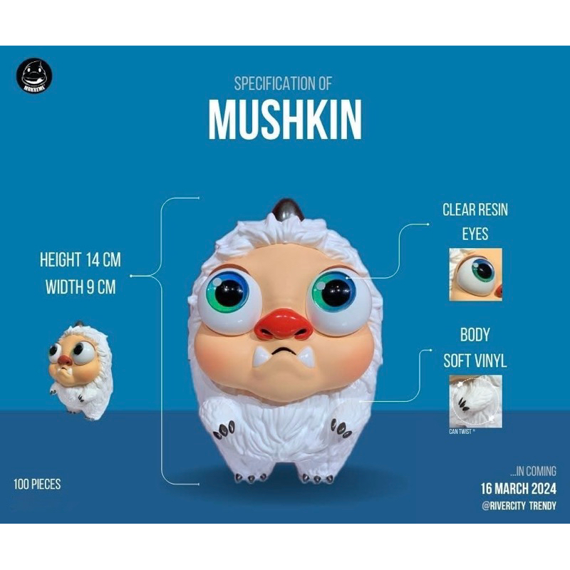 พร้อมส่ง mushkin orignal by mr kreme 2024 ใหม่ในซิลล์