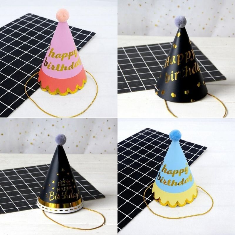 ส่งสินค้าทุกวัน หมวกวันเกิด birthday hat หมวก กระดาษ เหมาะกับงานปาร์ตี้วันเกิด สําหรับผู้ใหญ่ - รูปที่ 4