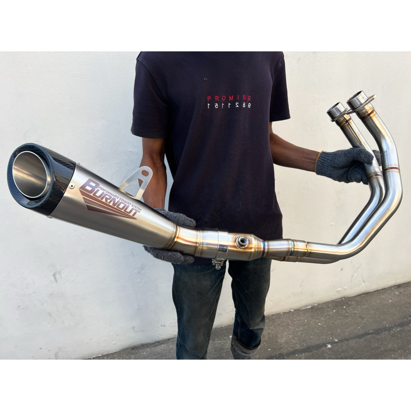 ท่อฟลูแสตนเลสสำหรับ R7,MT07