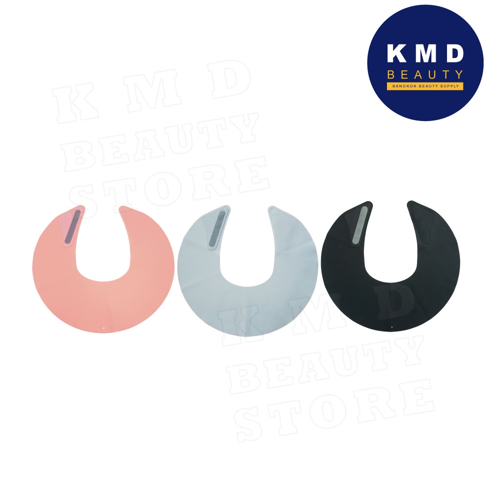 ผ้ายางรองทับผ้าคลุมซอย สำหรับใช้ตัดผม ทำสีผม แบบกลม ล้างได้ แผ่นรองตัดผมคลุมไหล่ มี 3 สีให้เลือก