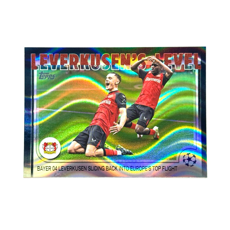 Topps UCC 24/25 Bayer 04 Leverkusen Combo Cards Black Flowfractors