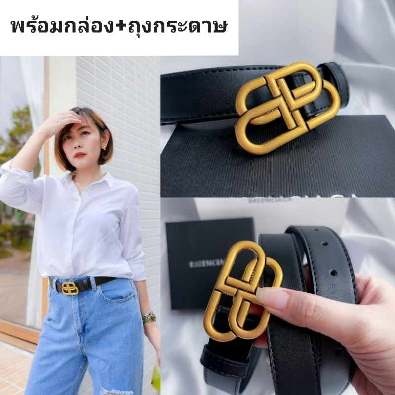 ✅ ส่งเร็ว เข็มขัด BB มาพร้อมกล่องและถุงกระดาษ งานแบรนด์ดัง