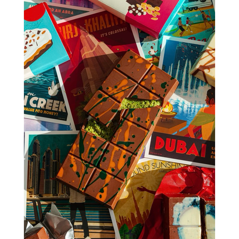 พร้อมส่ง ของเข้าใหม่!!❄️ 🍫ช็อกโกแลตดูไบ Fix Dubai Chocolate ของดูไบแท้ หิ้วเอง 😍 กทม มี🛵ส่งแมส