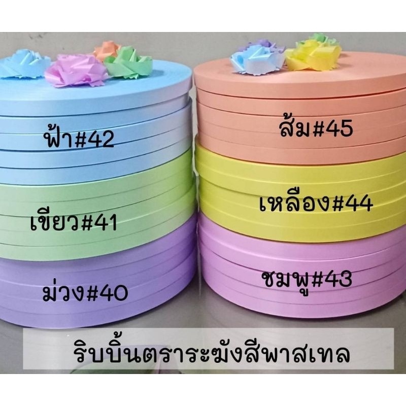 ริบบิ้นพับเหรียญ ตราระฆัง เบอร์ 2  ยาว   350 หลา