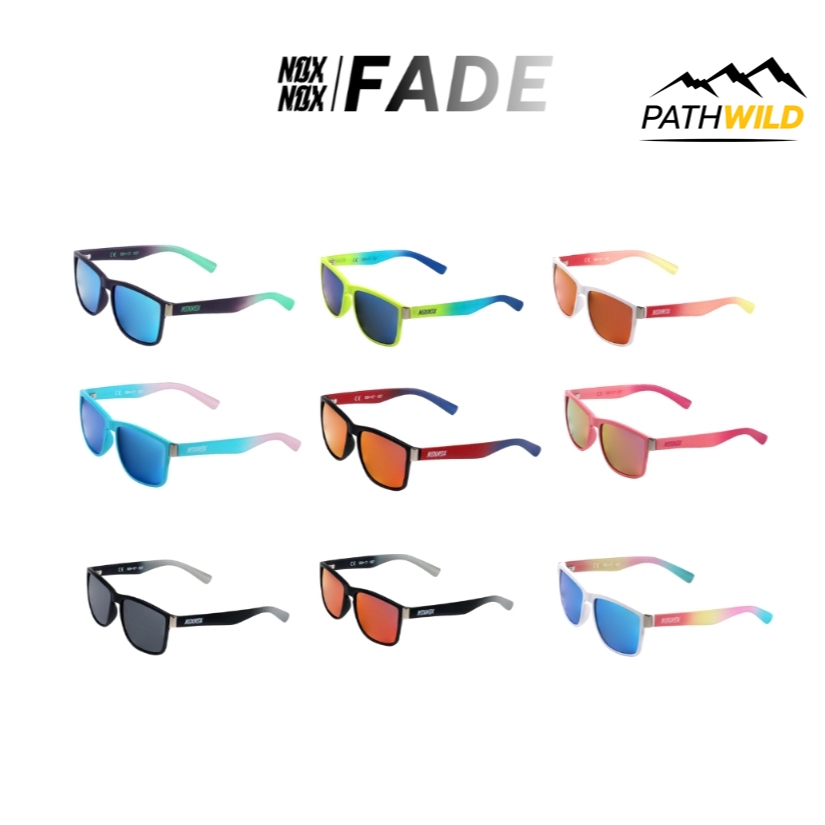 NOXNOX RUN FADE แว่นตากันแดด ด้วยการออกแบบที่เน้นเพิ่มสีสันการไล่ของสีเฟด เปรียบเสมือนการปลดปล่อยศัก