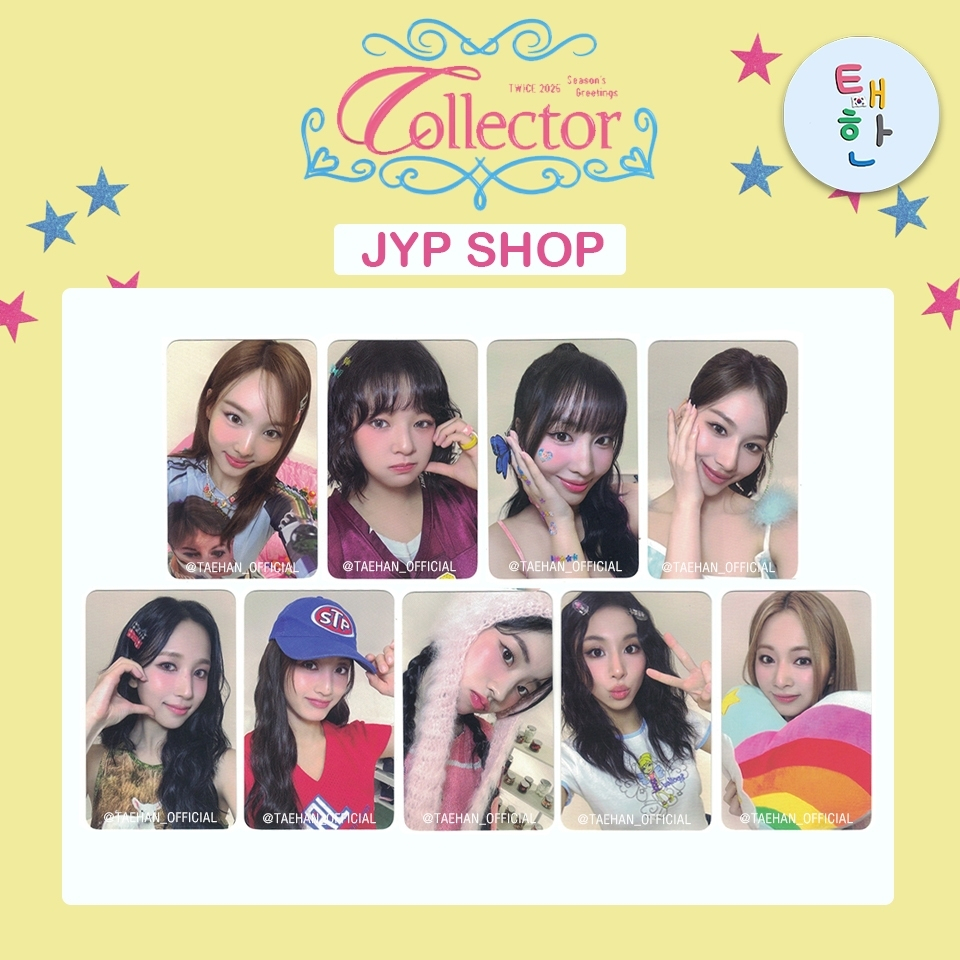 ✅พร้อมส่ง [TWICE] เฉพาะ PHOTOCARD POB - TWICE SEASON'S GREETINGS 2025 (JYP POB)