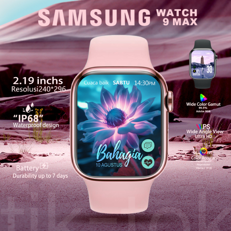 Samsung： นาฬิกาสมาร์ทวอทช์ สัมผัสได้เต็มจอ แท้ Smart watch นาฬิกาวัดความดันโลหิต เครื่องวัดอัตราการเต้นของหัวใจ กันน้ํา
