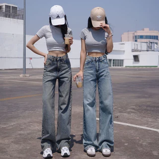 กางเกงยีนส์ขากระบอก รุ่น Tipsy Jeans