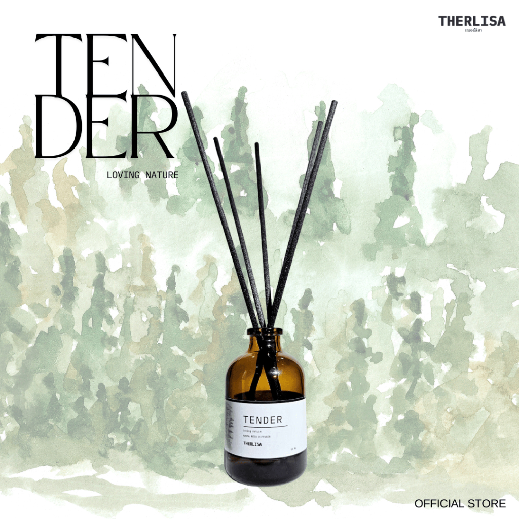 [Tender Scents] Therlisa ก้านไม้หอม กลิ่น Tender -Aroma Reed Diffuser