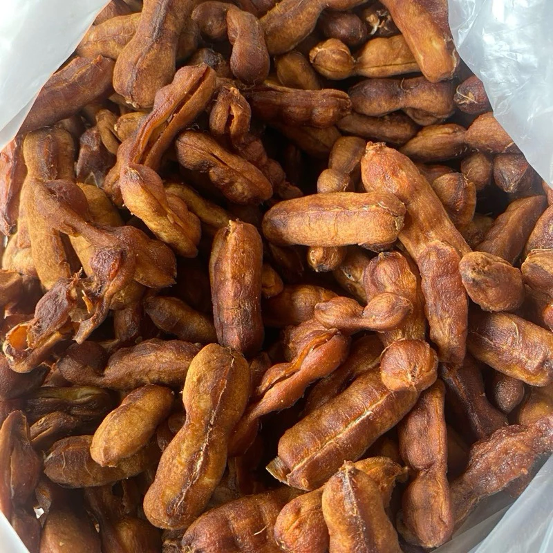 มะขามหวานไร้เมล็ดอบแห้ง ข้อสั้น 1-4 ข้อ ขนาด 500 กรัม รสชาติหวานอมเปรี้ยวหรือเปรี้ยวอมหวาน