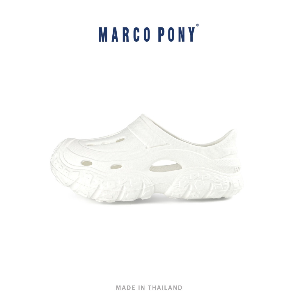 Marco Pony รองเท้าแตะแบบสวม รองเท้าพื้นนิ่ม สามารถใส่ได้ผู้ชายและผู้หญิง ยาง EVA พื้นหนานุ่ม Size 37-43 รุ่น MH9026
