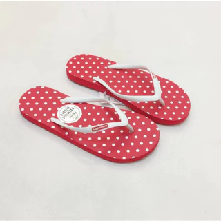 รองเท้าแตะลายจุด Hippo Bloo สีมิ้นท์ตัดชมพูโทนสีสดใส 12 สี รองเท้าอยู่บ้าน sandals ฮิปโป บลู