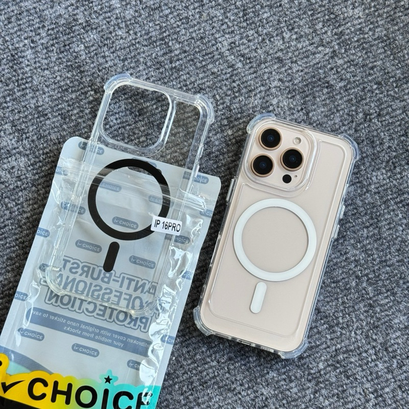 เคสใส Magnetic มุมกันกระแทก เคสสำหรับรุ่นไอโฟน 11 -17 17Air 17pro 17promax - รูปที่ 4