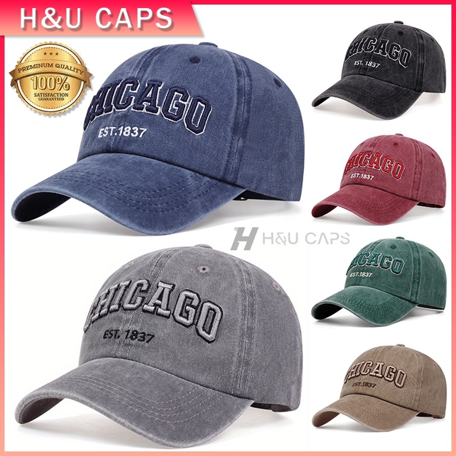 เวอร์ชั่นเกาหลี หมวกเบสบอล ย้อนยุค กันแดด ระบายอากาศ หมวกกีฬา ดีไซน์ปักแฟชั่น มี 6 สี baseball caps ไม่จำกัดเพศ