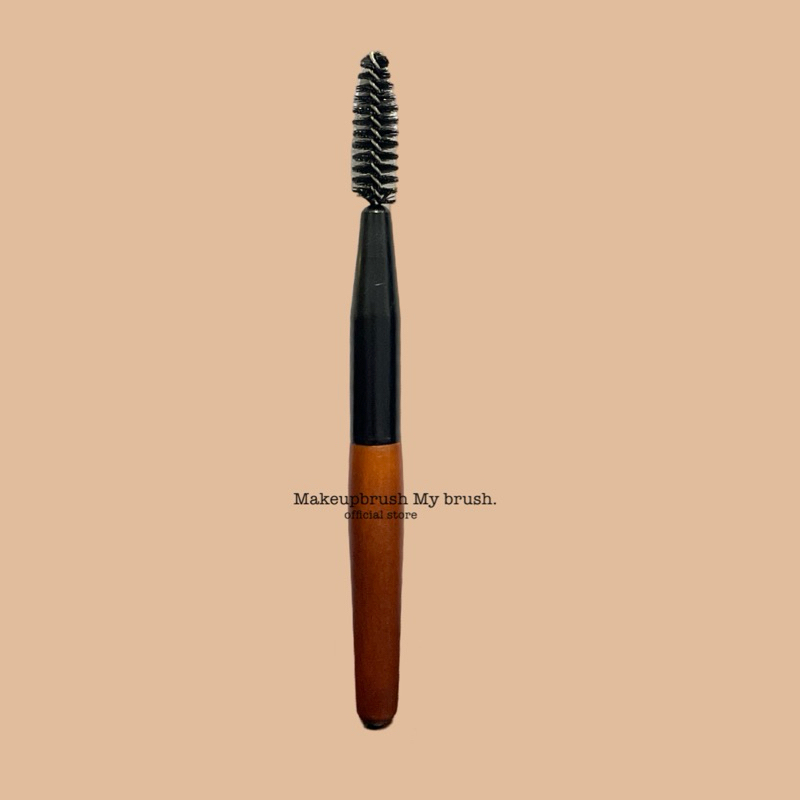 ส่งด่วน ภายในวัน Makeup brush แปรงปัดคิ้วมินิด้ามไม้ เขียนคิ้ว แข็งแรง พกพาง่าย