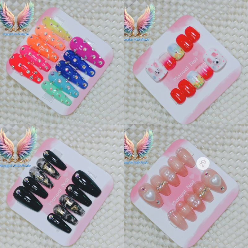 💭โปร 49 บาท NEW ‼️เล็บปลอมสำเร็จรูป💓พร้อมส่ง งานใหม่ เลือกไซส์ได้