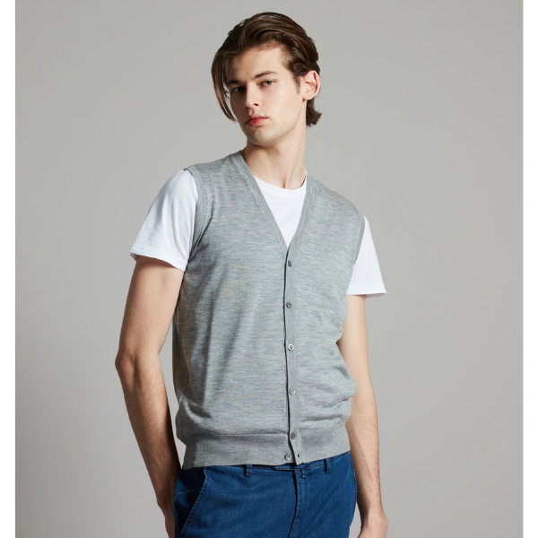 เสื้อกั๊กไหมพรมผู้ชาย เสื้อไหมพรมญี่ปุ่น VARIZIONI #22046777278