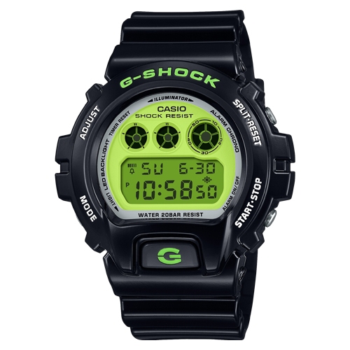 G-Shock นาฬิกาข้อมือผู้ชาย สายเรซิ่น สีดำ รุ่น DW-6900,DW-6900RCS,DW-6900RCS-1