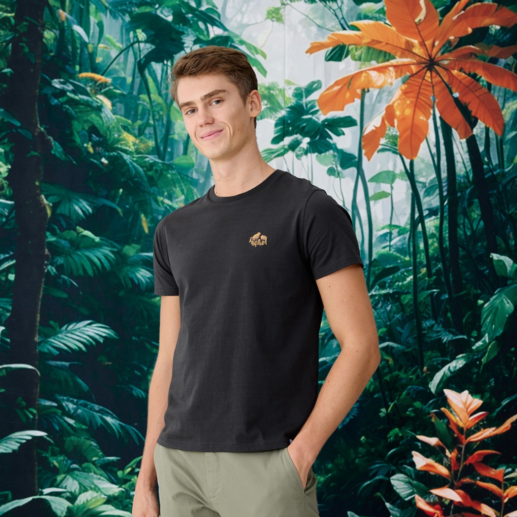 Khaki Bros. - คาคิบรอส - Round neck t-shirt regular fit - เสื้อยืดคอกลม - KM25K013