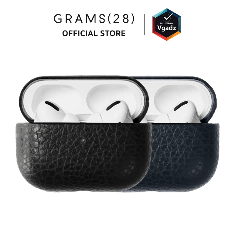 GRAMS(28) - เคสสำหรับ AirPods Pro 2/1 รุ่น 112 AirPods Pro Case (Pebbled Leather)